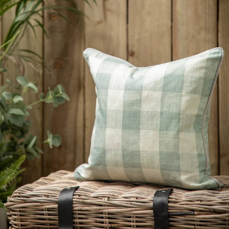 Tamar Printed Feather Cushion Mineral