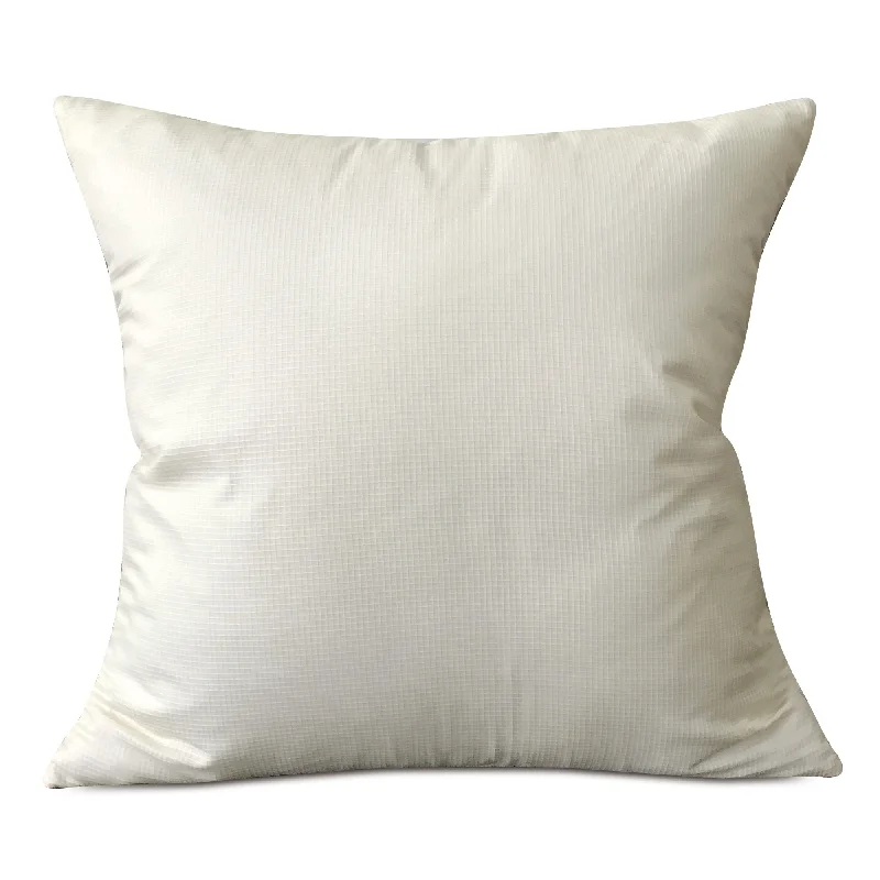 White Check Throw Pillow Cover 22x22