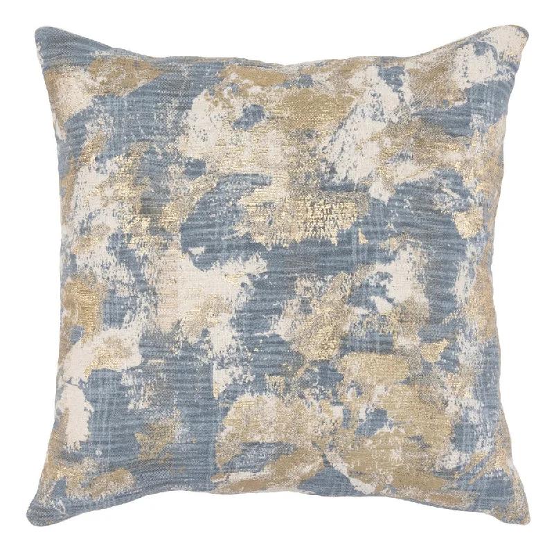 Luciana Rain Blue Pillow