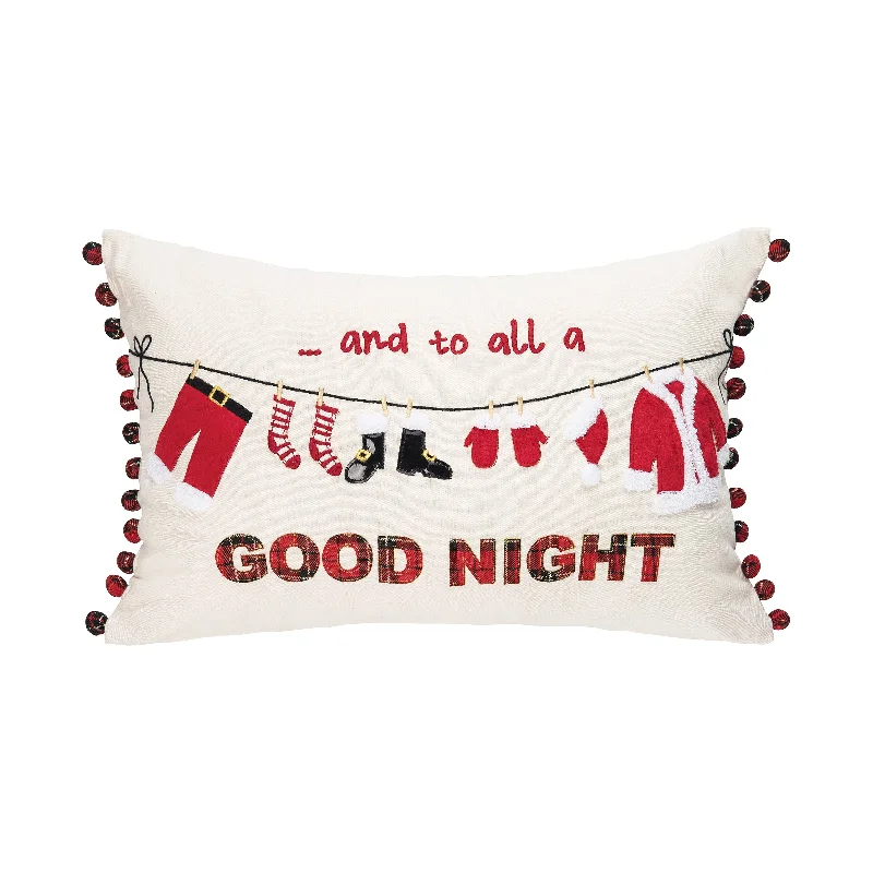 Santa Suit Clothesline Pillow