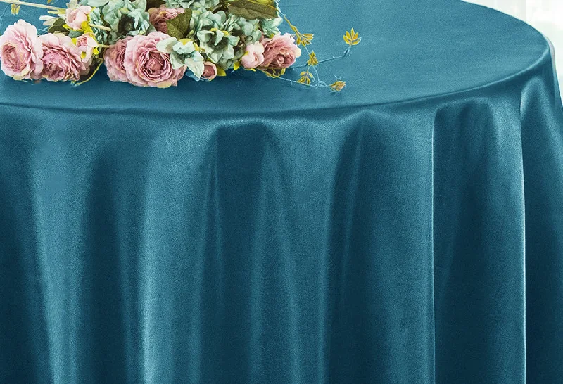 108" Seamless Round Satin Tablecloth - Serene (1pc)