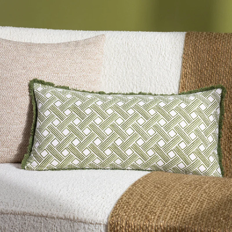 Alexa Rectangular Cushion Olive