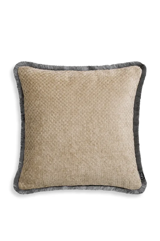 Fringed Minimalist Cushion S | Eichholtz Paia