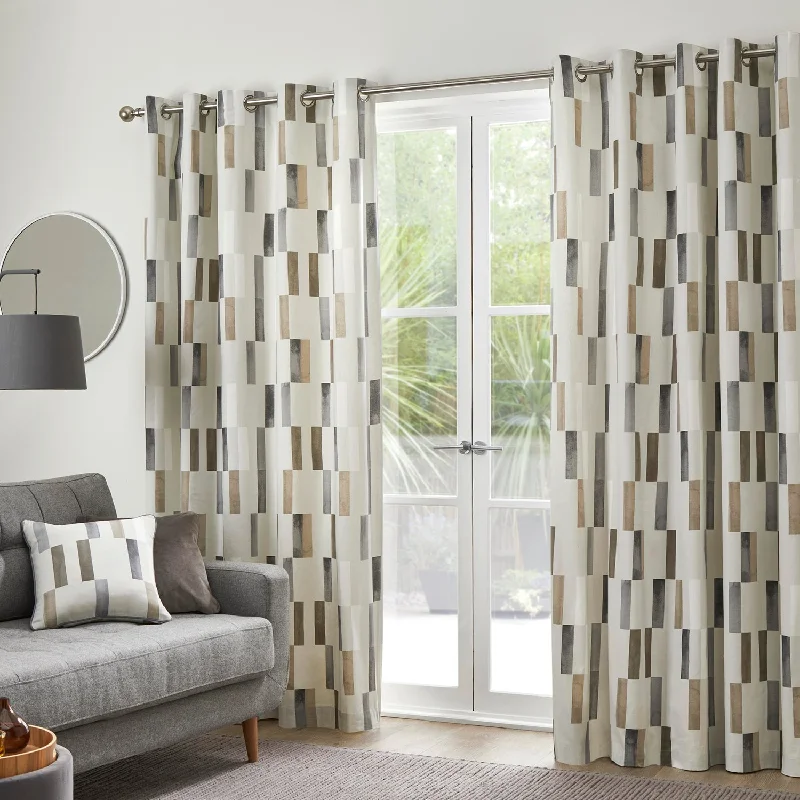 Okland Natural Eyelet Curtains