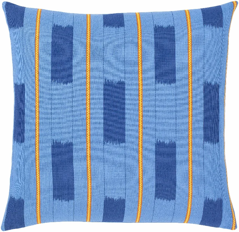 Locustville Blue&Orange Gradient Striped Throw Pillow - Clearance