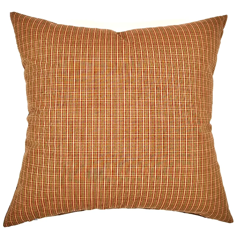 Multicolor Country Plaid Throw Pillow Cover 22x22