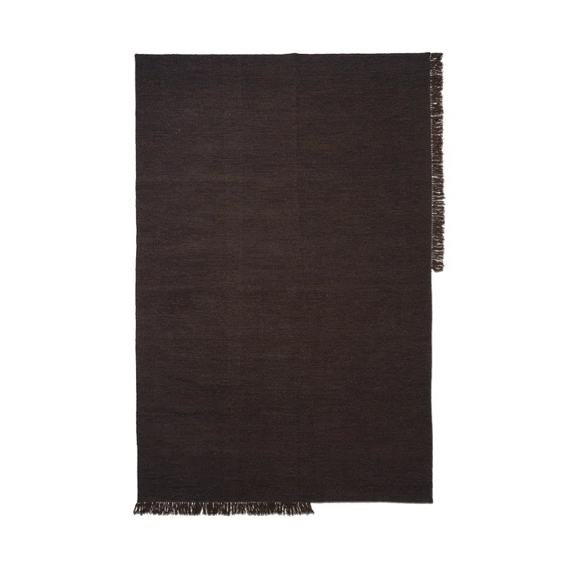 Fringe Kelim Rug, Dark Melange, 140 x 240 cm