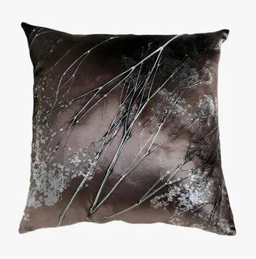 Baby's Breath Kohl on Cobble Signature Velvet Pillows