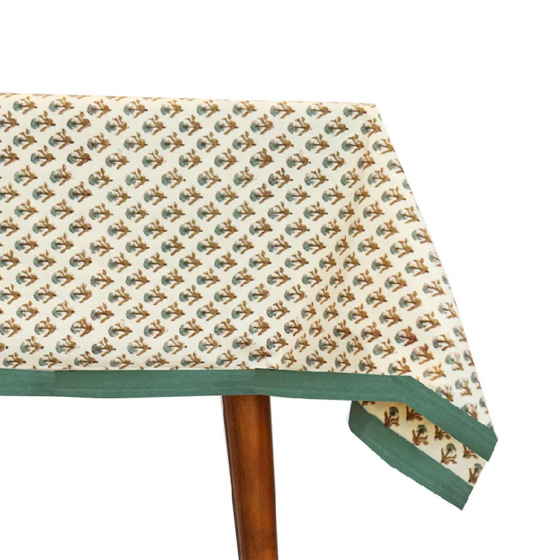 Poonam Clover Cotton Tablecloth