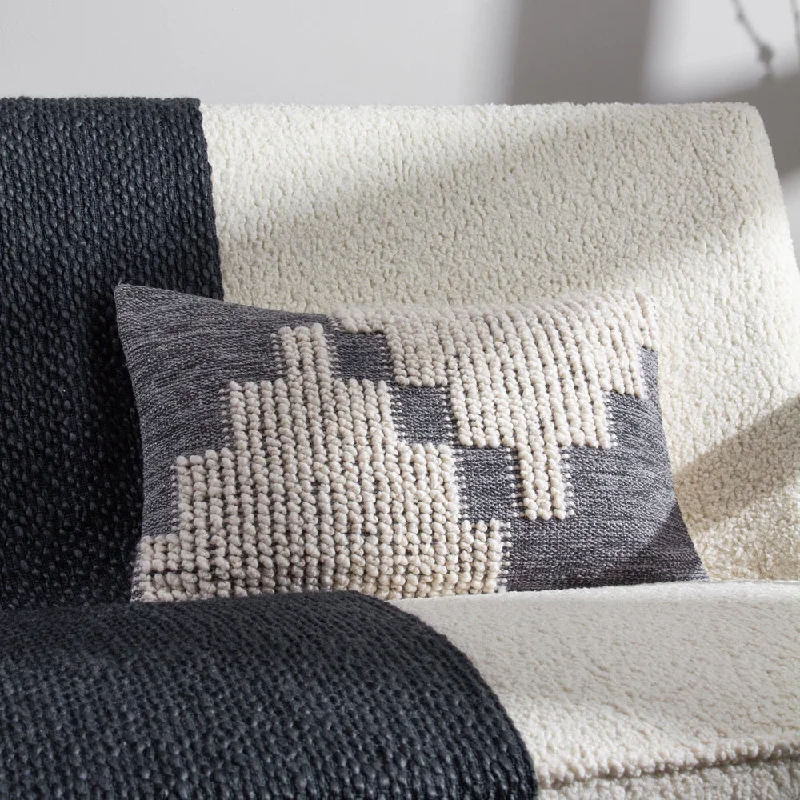 Himal Woven Knot Cushion Dusk