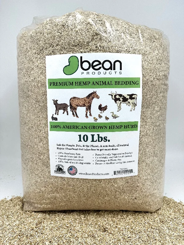 Hemp Hurd Animal Bedding Litter  - Organic USA Grown