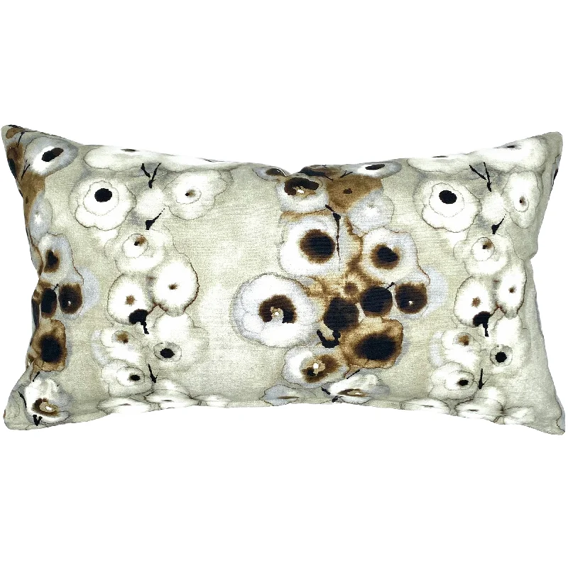 Spa 100% Cotton Abstract Lumbar Pillow Cover 15x26