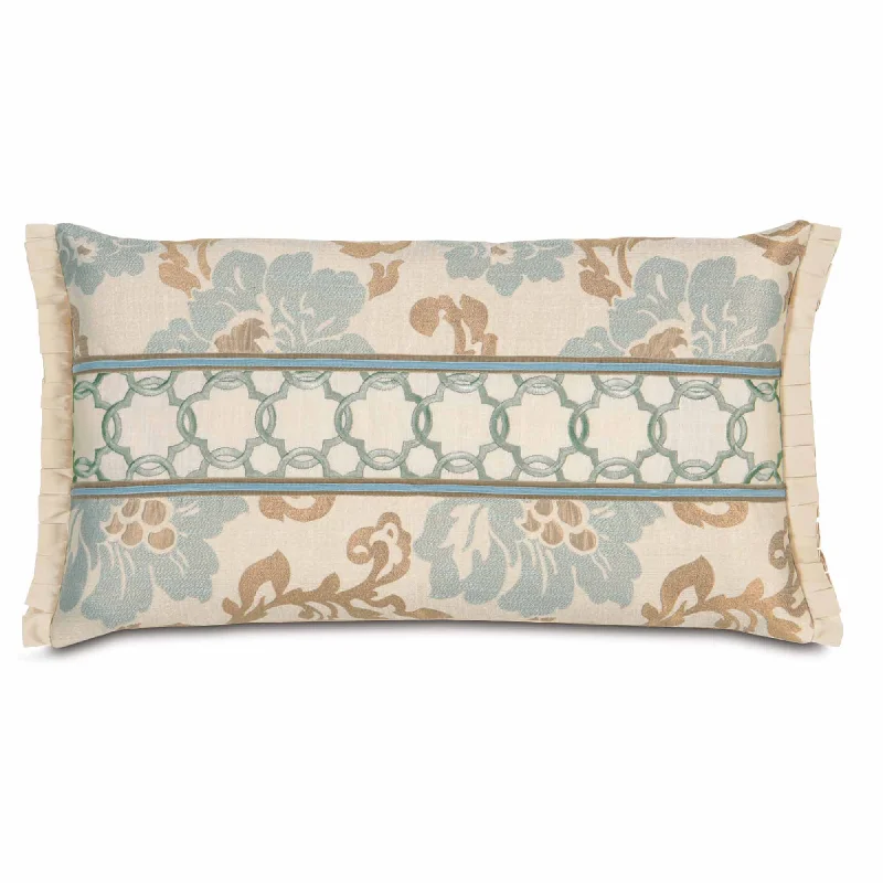 Beckford Silk Lumbar Pillow Cover 15x26