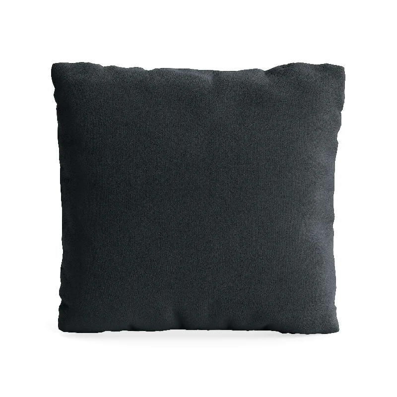 Square Accent Pillow 22 x 22 | Obsidian