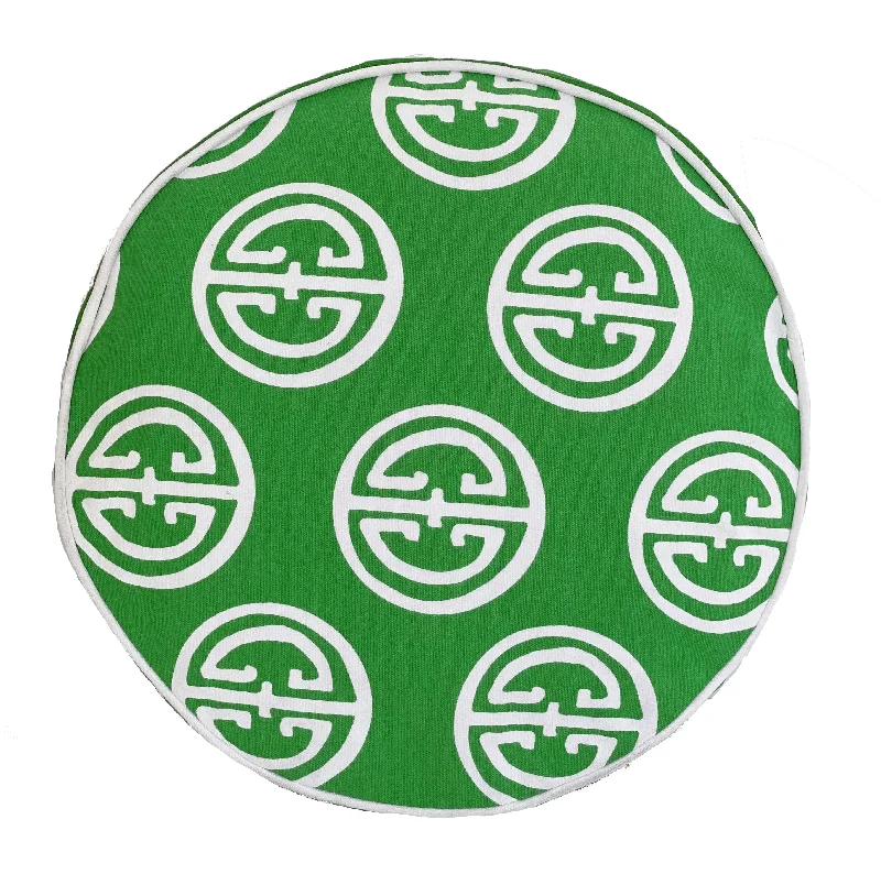 Dana Gibson Pill Box Round in Green Pavilion