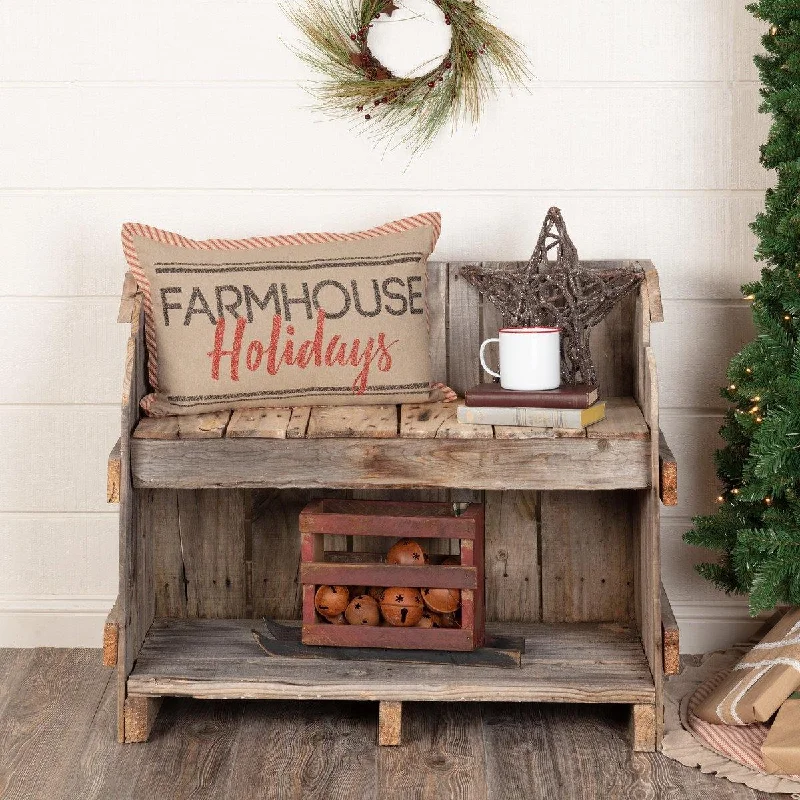 Sawyer Mill Farmhouse Holidays Pillow 14"x22"