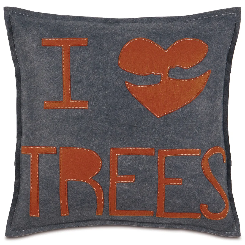 Tree Hugger Throw Pillow Cover 18x18