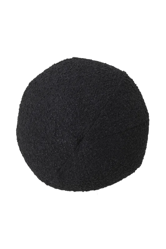 Black Boucle Ball Cushion | Eichholtz Palla