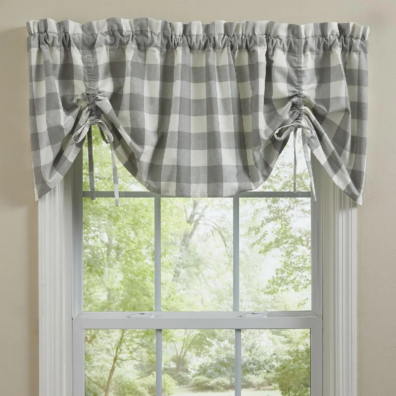 Wicklow Check Valance - Farmhouse Dove Park designs