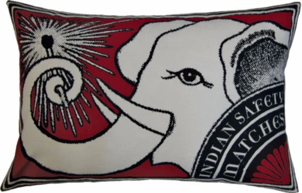 Match Co Elelephant Print Pillow Design by Koko & Co