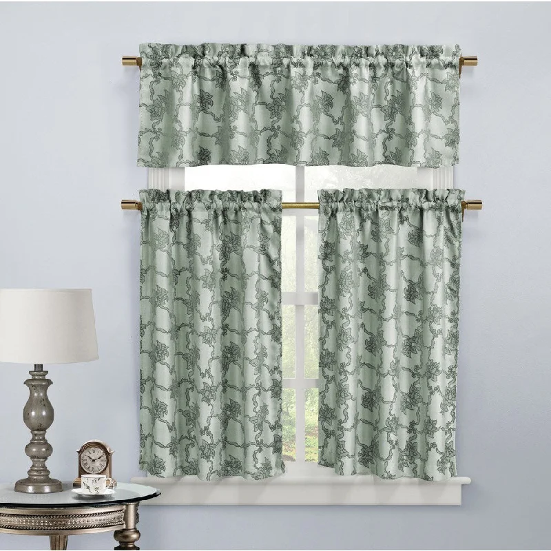 Duck River Gala Floral Kitchen Curtain Tier