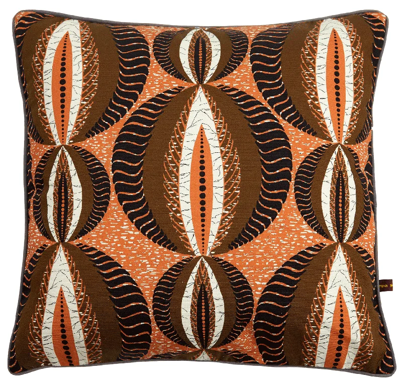 IJOBA African-Inspired Cushion in Copper