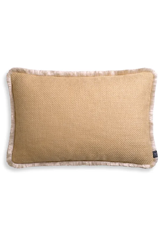 Fringed Modern Lumbar Pillow | Eichholtz Cancan