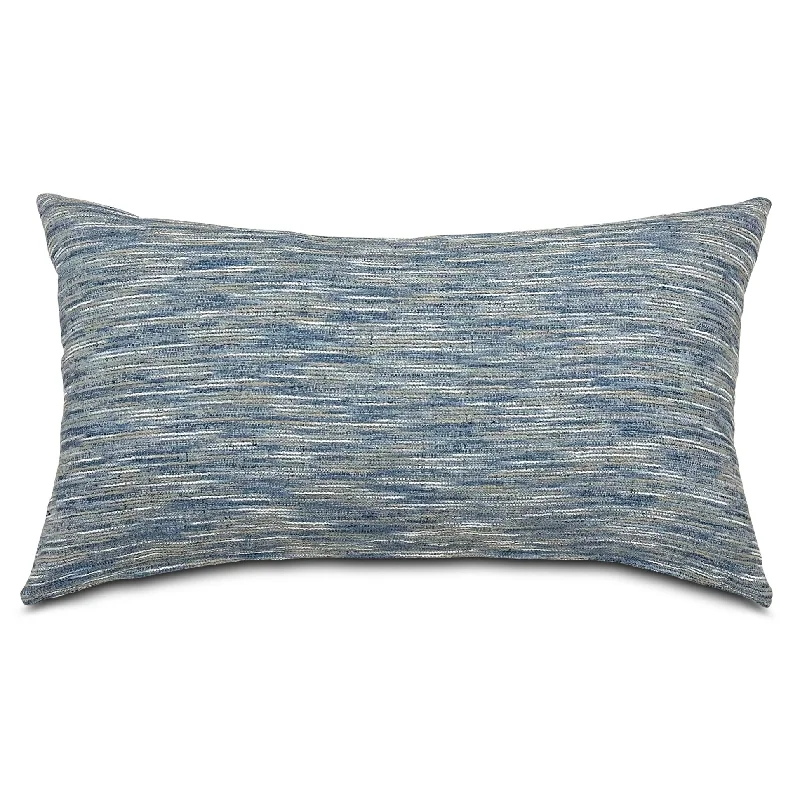 Azure Contemporary Lumbar Pillow Cover 15x26