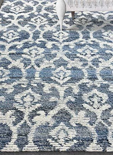 The Rug Republic Handmade Blue/Ivory Krios Carpet