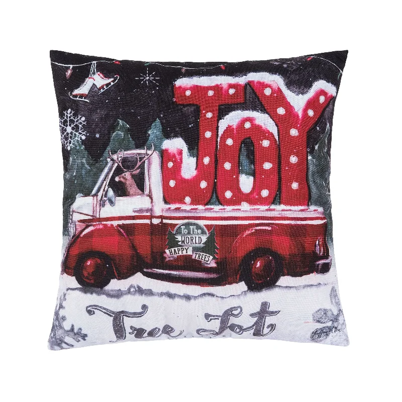 Tree Lot Joy Decorative Pillow