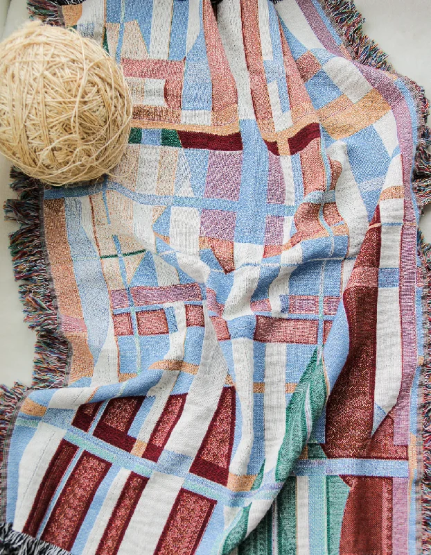 Muted Woven Throw Blankets