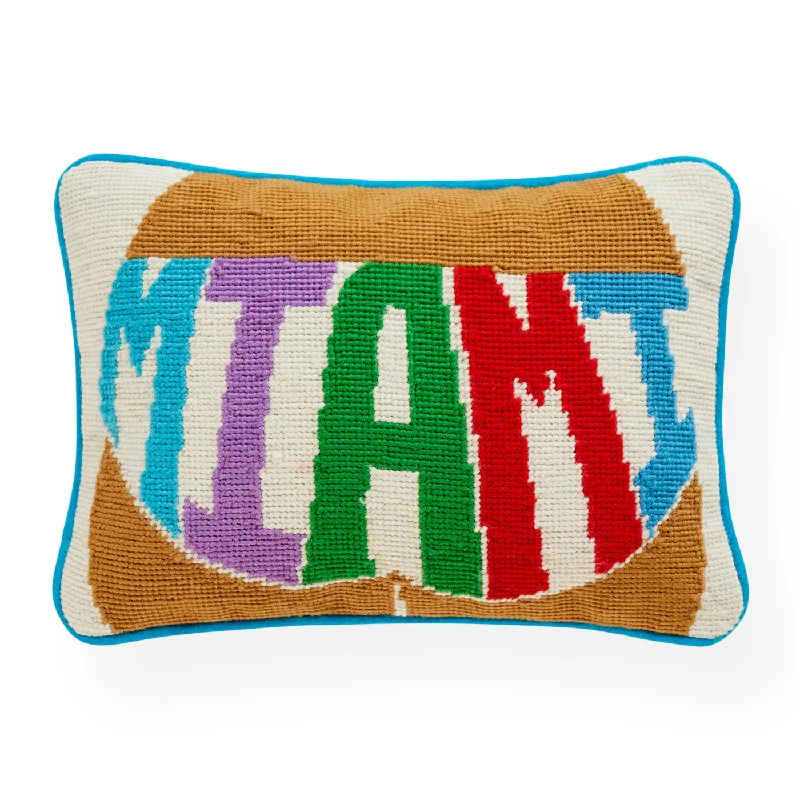 Jet Set Miami Pillow