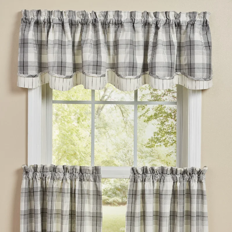 Limestone Valance - Lined Layered 72x16 Park designs