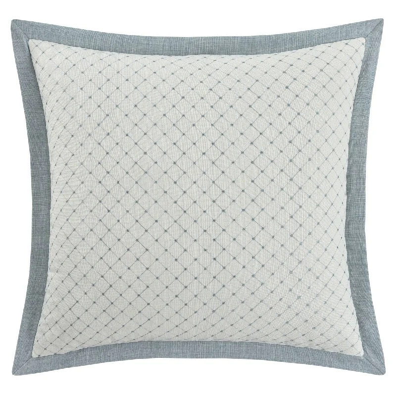 J. Queen New York Blue Garden Euro Sham