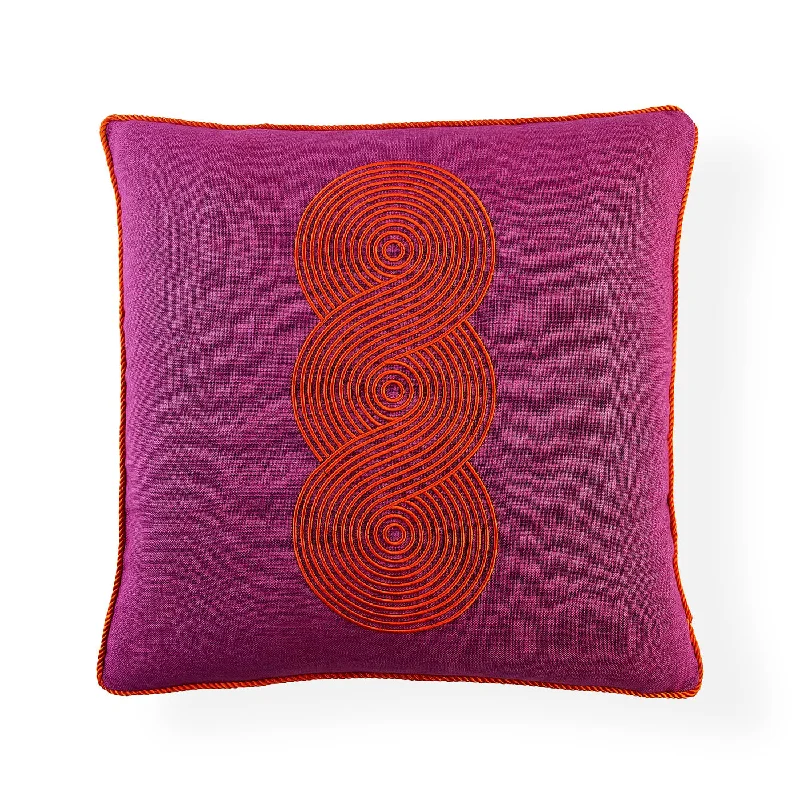 Pompidou Fuchsia Loops Pillow