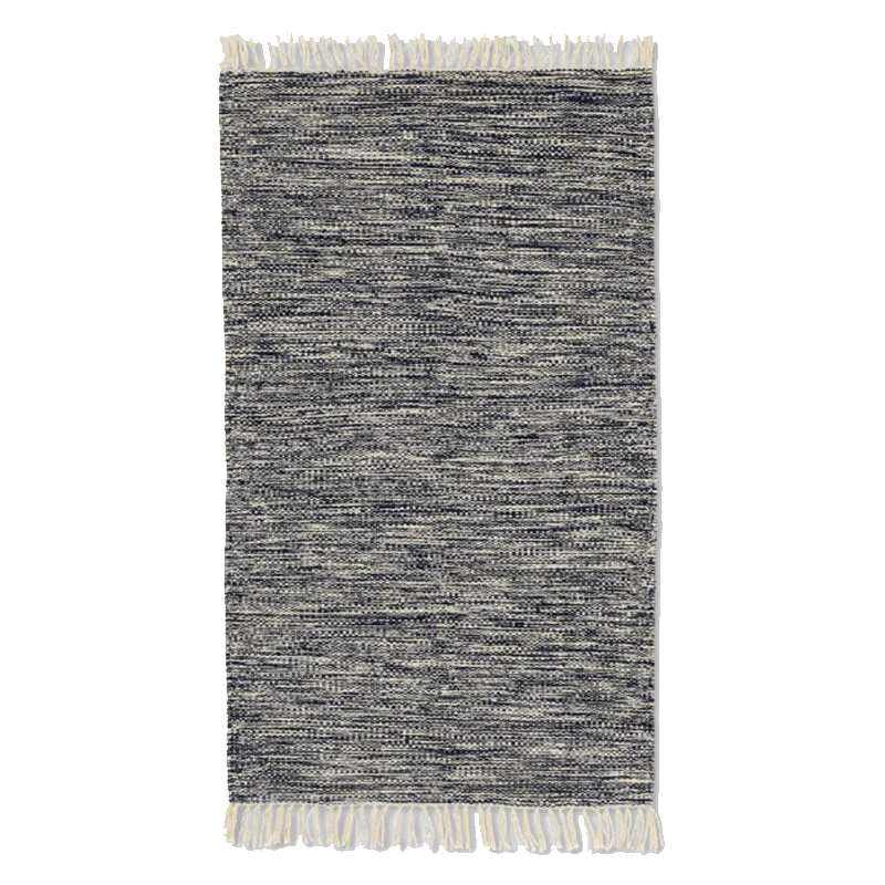 Melange Rug, Dark Navy