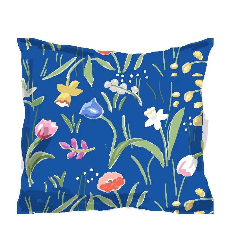 Dana Gibson Summer of Love Pillow in Navy