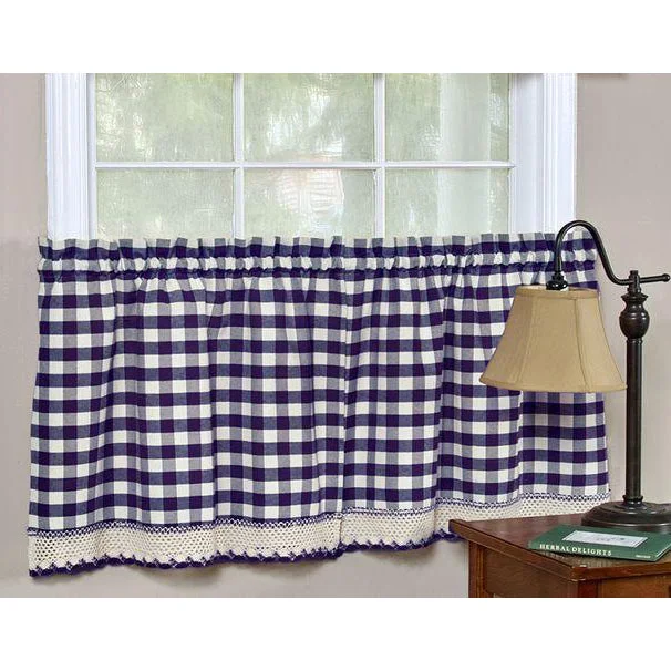 Buffalo Check Curtains- Tiers-1605