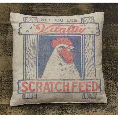 Scratch Feed Pillow, 12"