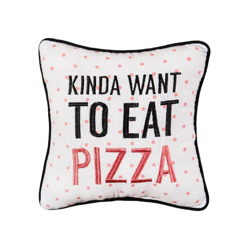 Eat Pizza Decorative Pillow