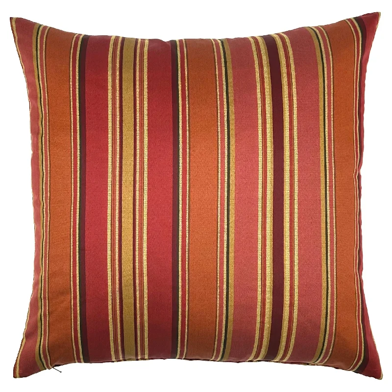 Multicolor Mid Century Stripe Throw Pillow Cover 20x20