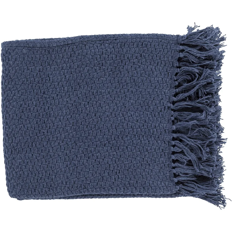 Tressa Throw in Navy