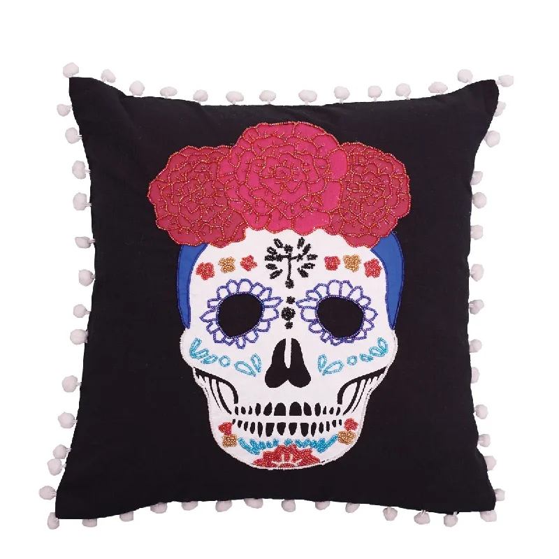 Sugar Skull Decorative Pillow