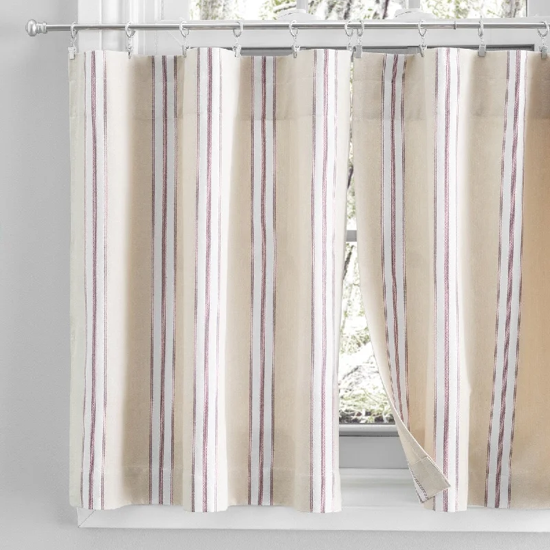 Provence Cotton Rod Pocket Kitchen Curtains - Tier, Swag or Valance (Sold Separately)