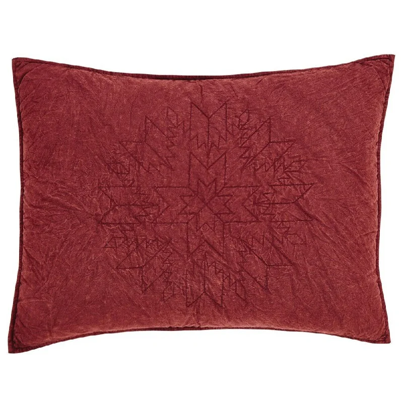 Cheyenne American Red Standard Sham