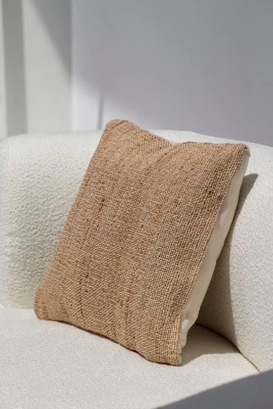 Simple Beige Natural Cushion With Filler (2 Sizes)