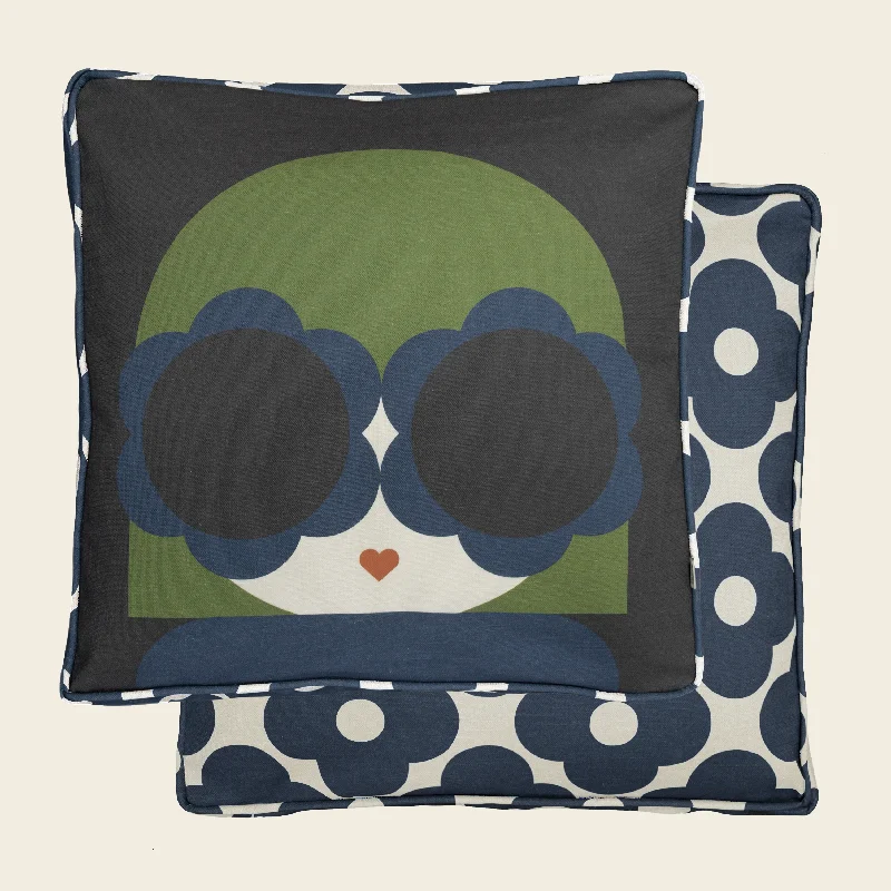 Lola Navy Cushion