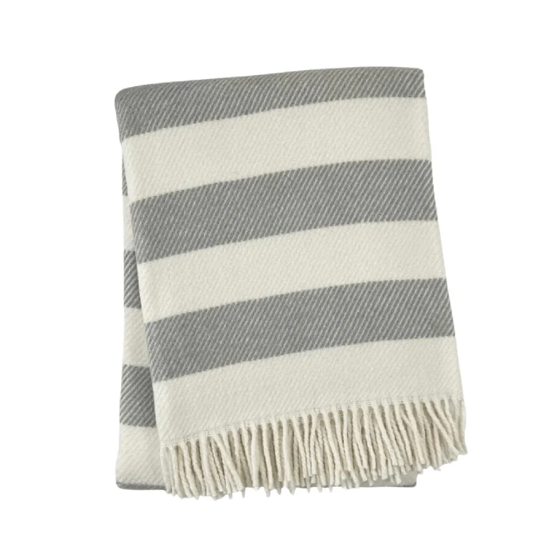 Candy Stripe Fringed Throw - Can be Monogrammed