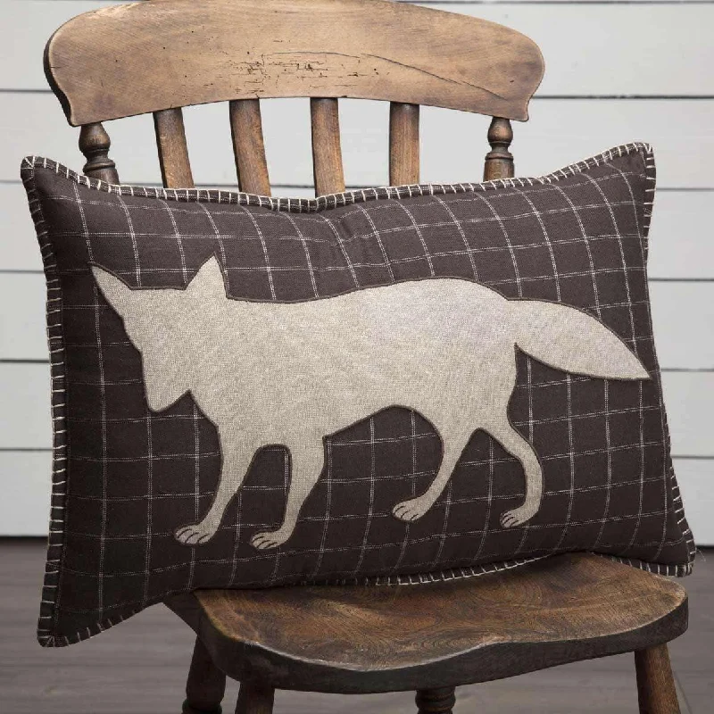 Wyatt Fox Applique Pillow 14x22 VHC Brands