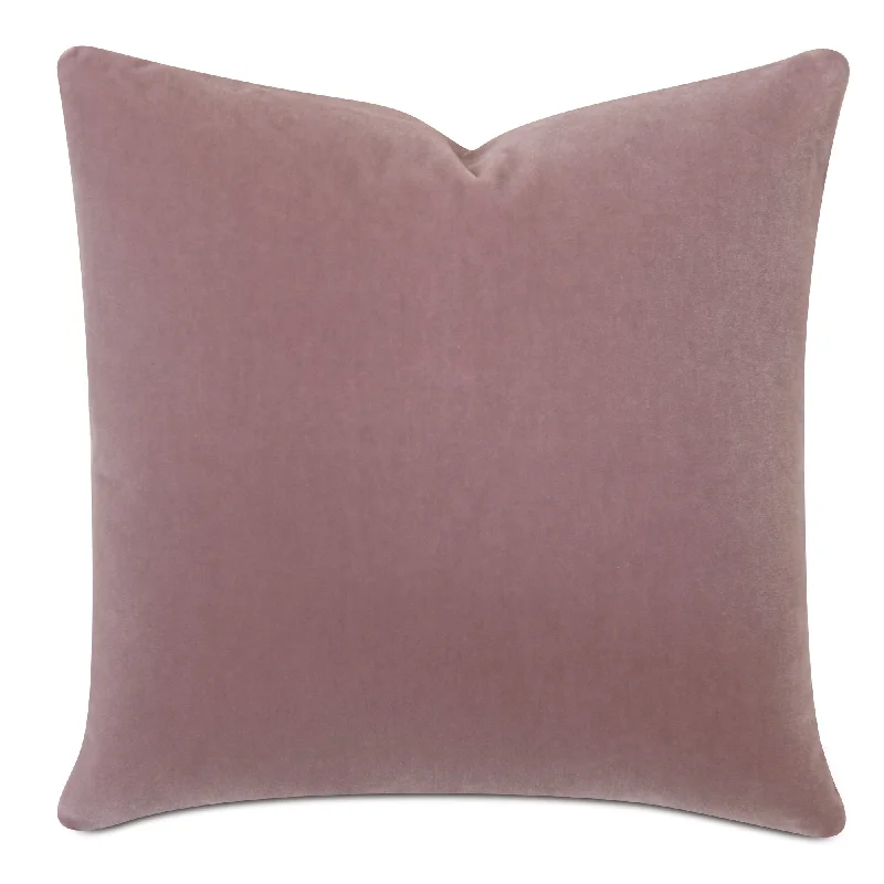 Luxury Mohair Decorative Pillow Cover in Minstrel Rose